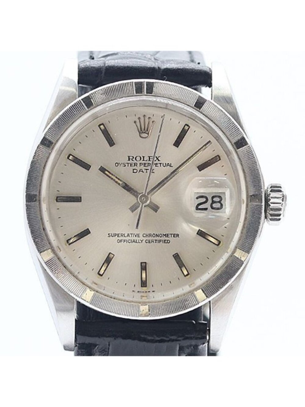 Rolex Oyster Perpetual Date Automatic Silver Dial Watch